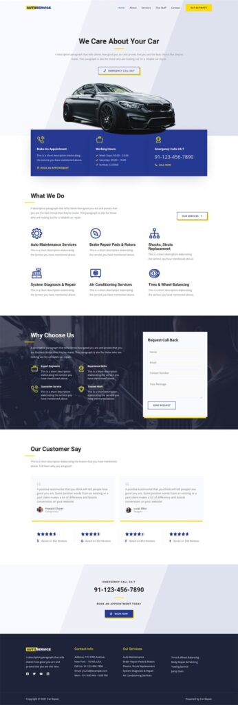 car repair 02 homepage